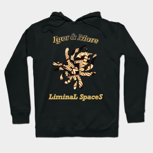 Igor & More Tarantula Liminal Stairs Butter Yellow Hoodie